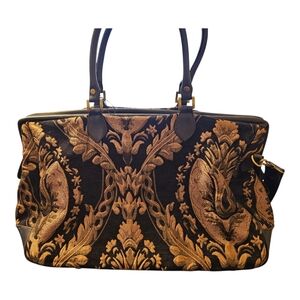 Bueno Elegant Black and Gold Tote